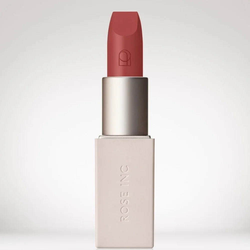 Rose Inc Muted Coral Satin Lipstick Refillable - Poetic